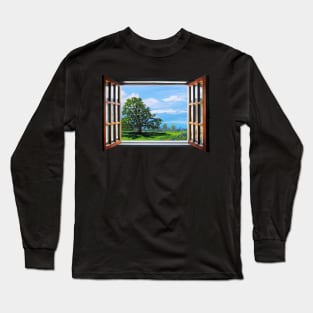 Window View Long Sleeve T-Shirt